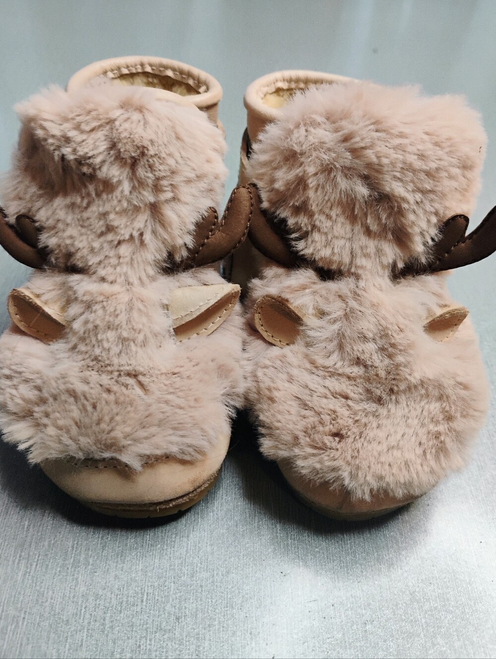 Donsje moose furry leather boots